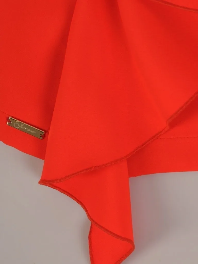 Robe de cocktail orange – Image 3