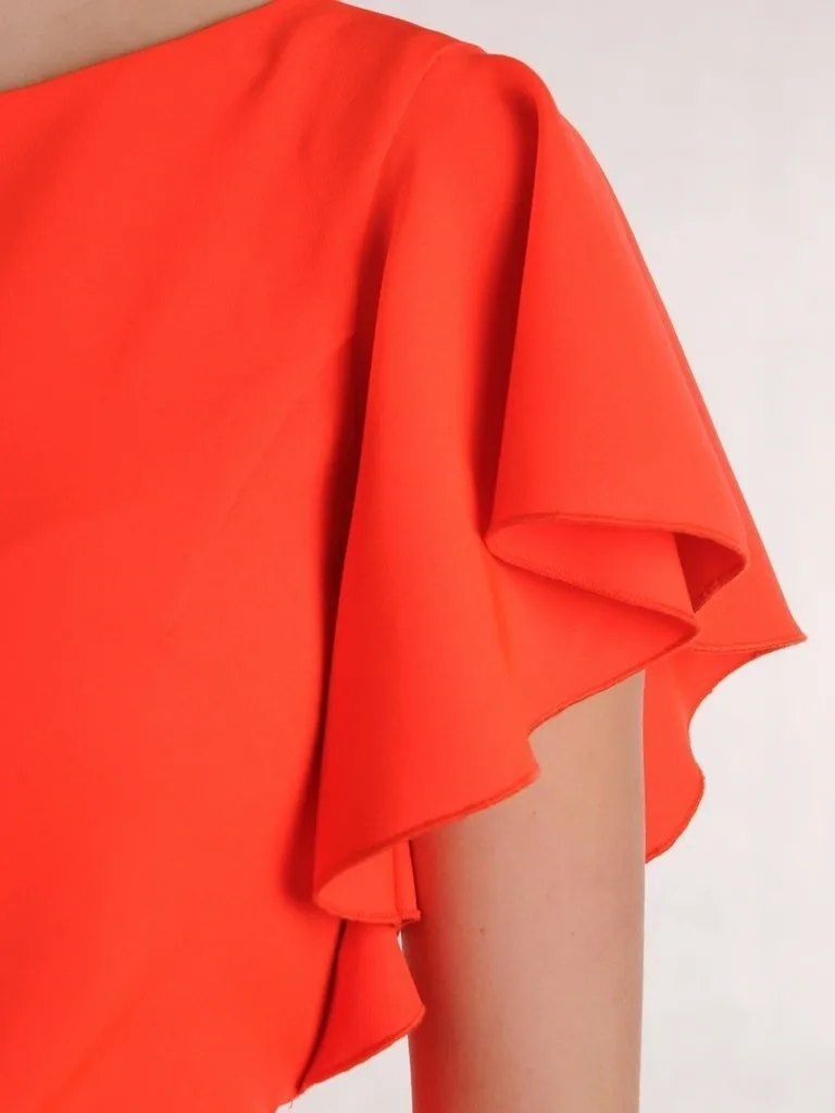 Robe de cocktail orange – Image 2