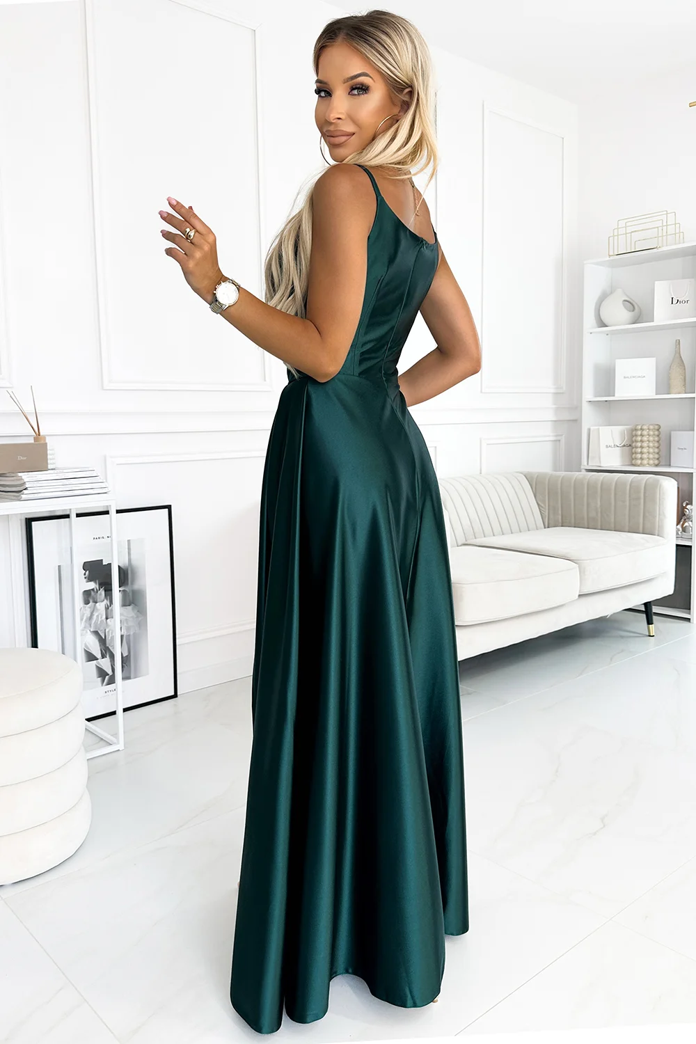 Robe longue verte – Image 2