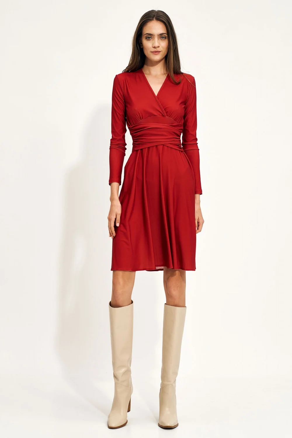 Robe de jour rouge – Image 4