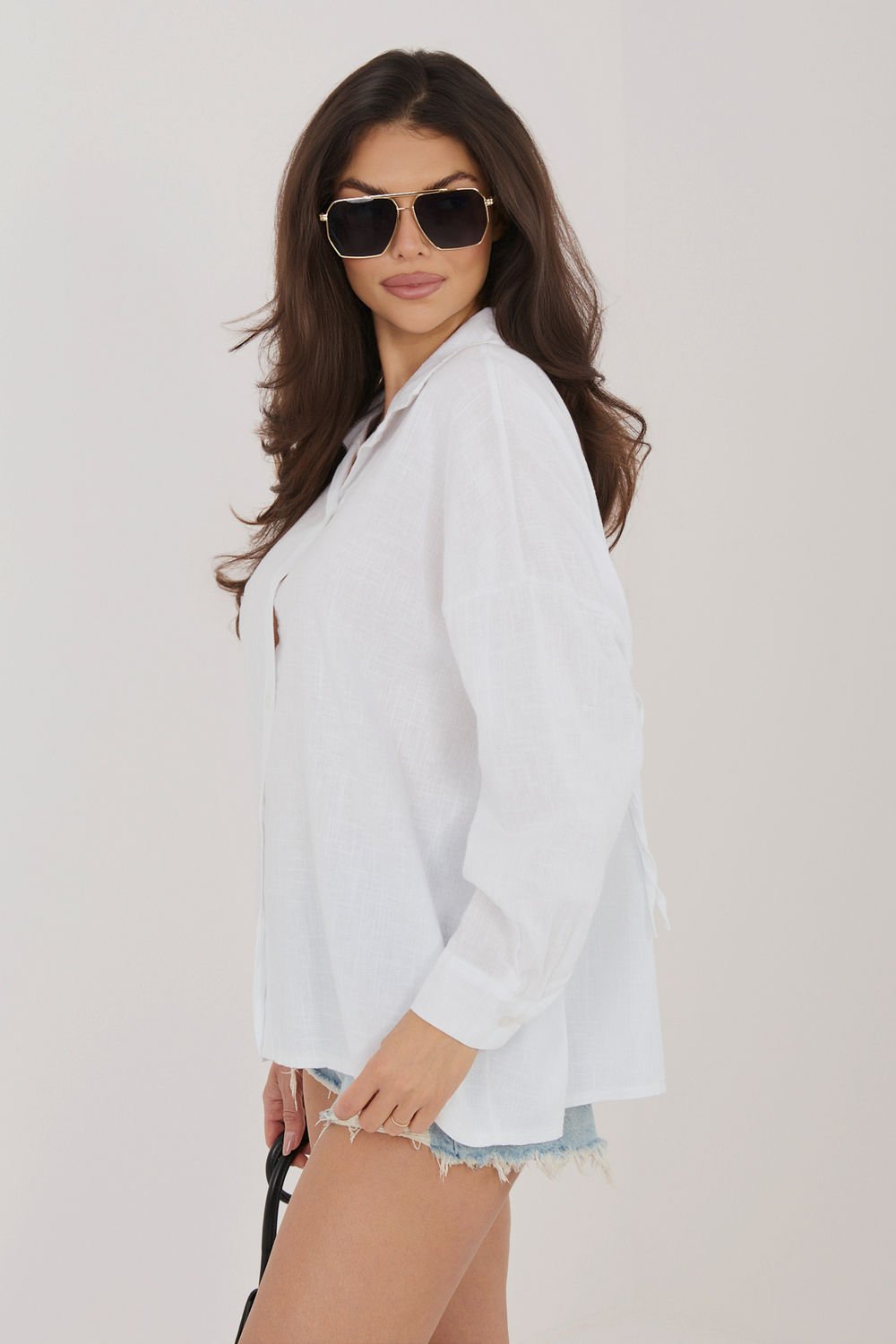 Image of Chemise manche longue beige