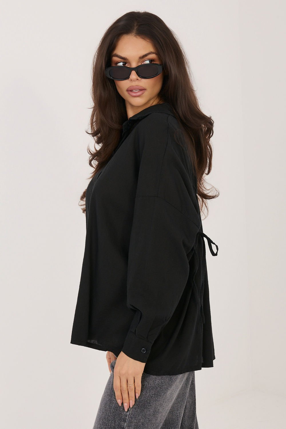 Image of Chemise manche longue noire