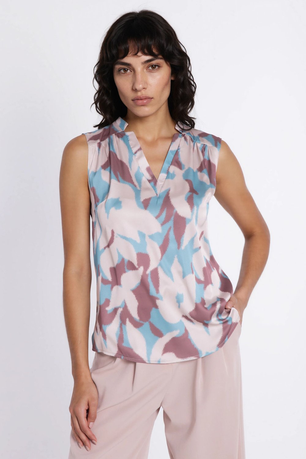 Image of Chemisier multicouleur