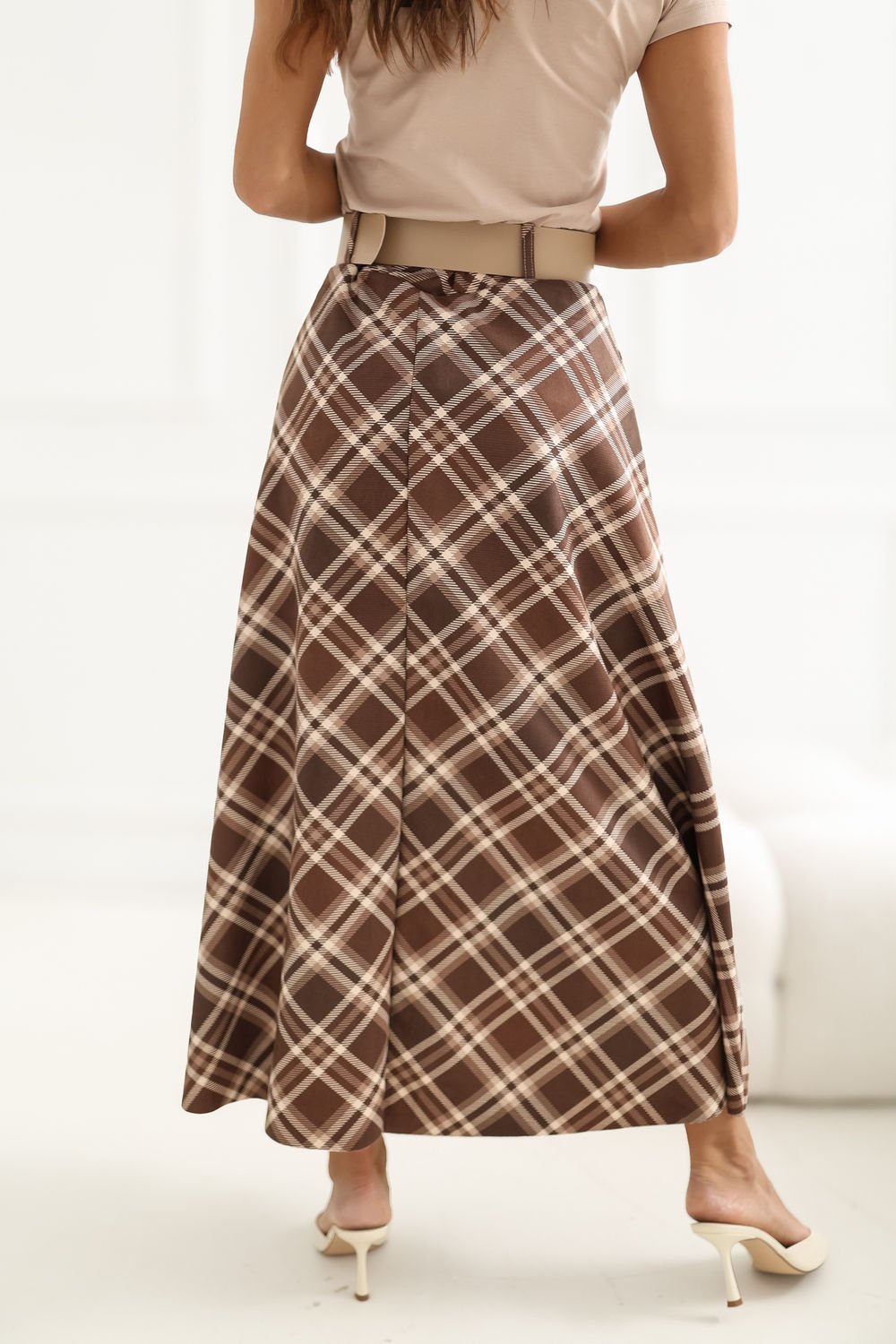 Image of Jupe longue brun