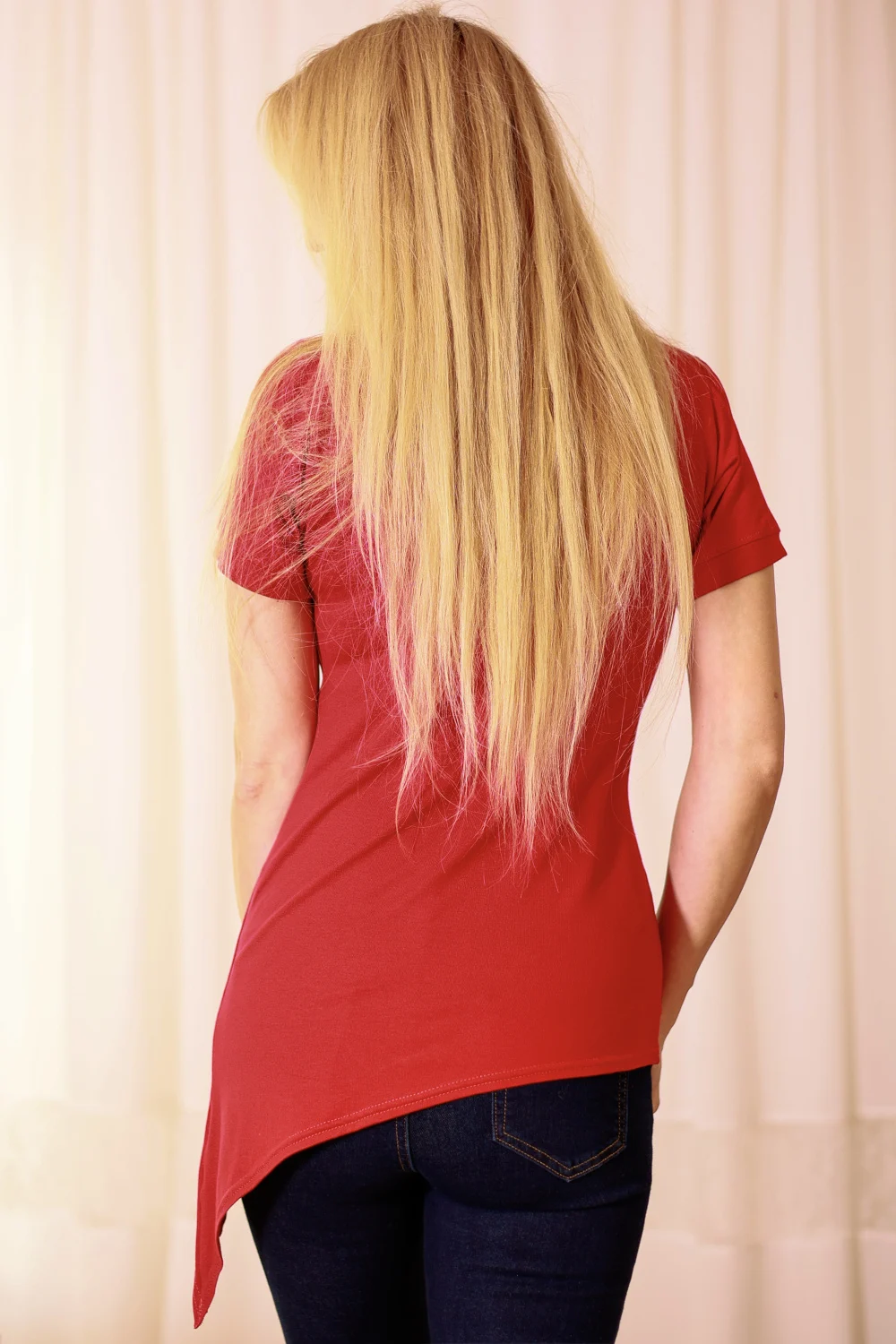 Chemisier rouge – Image 3