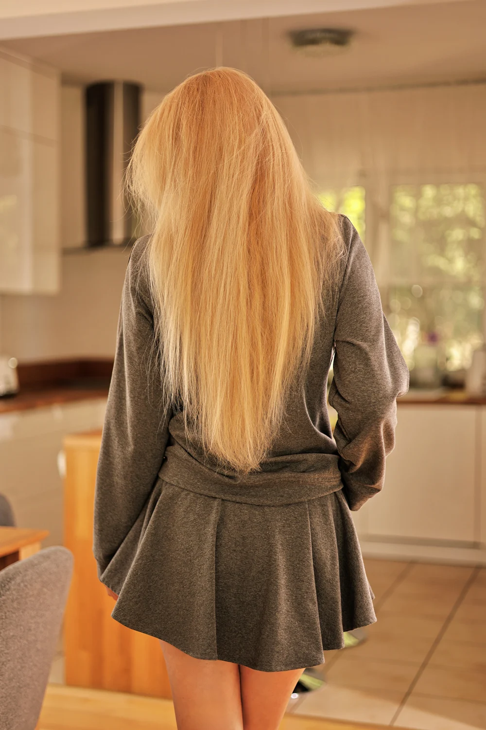Short-jupe gris – Image 3