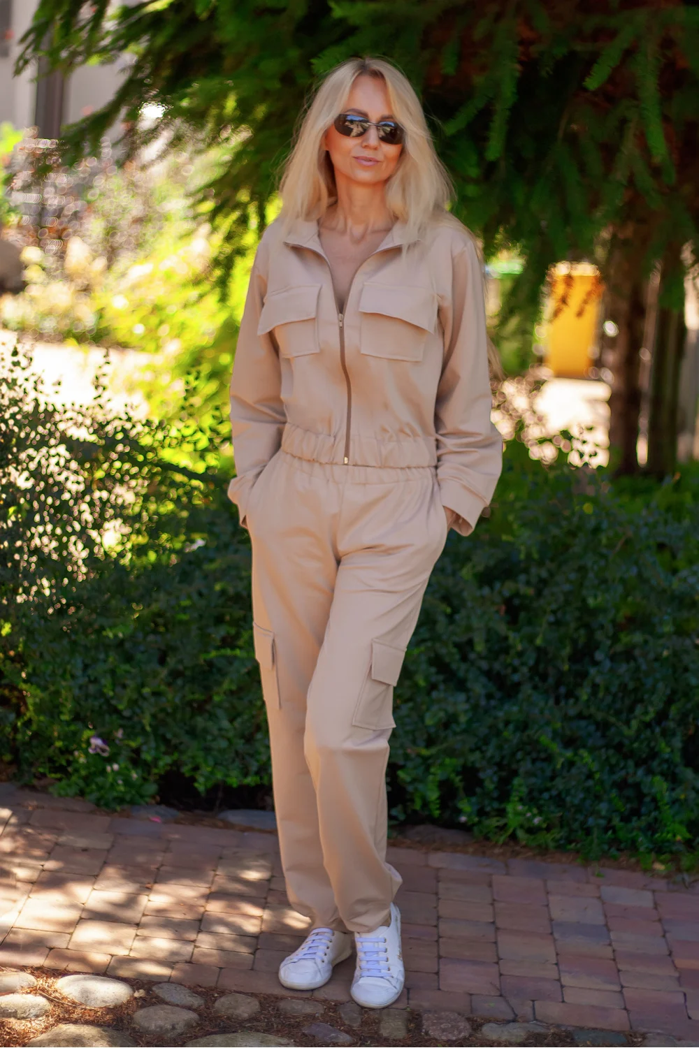 Ensemble beige