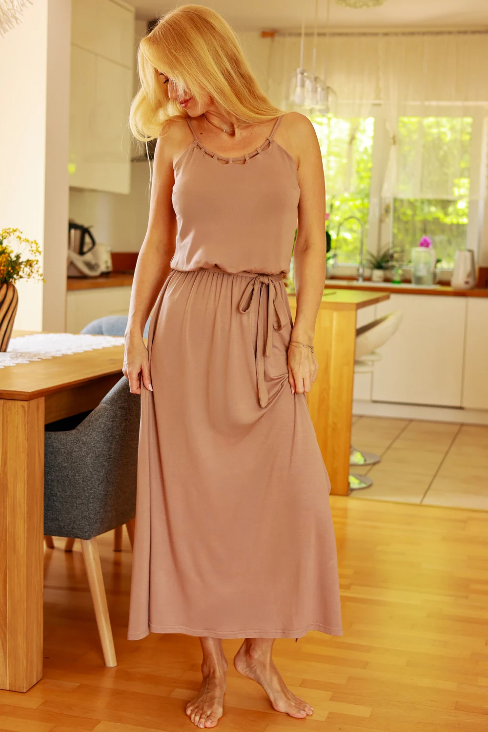 Robe de jour brune – Image 4