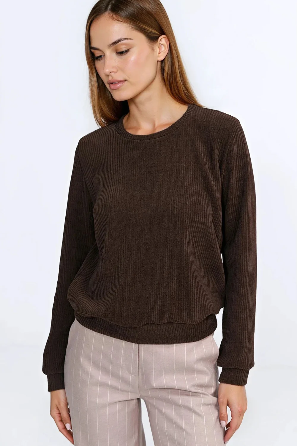 Sweatshirt brun