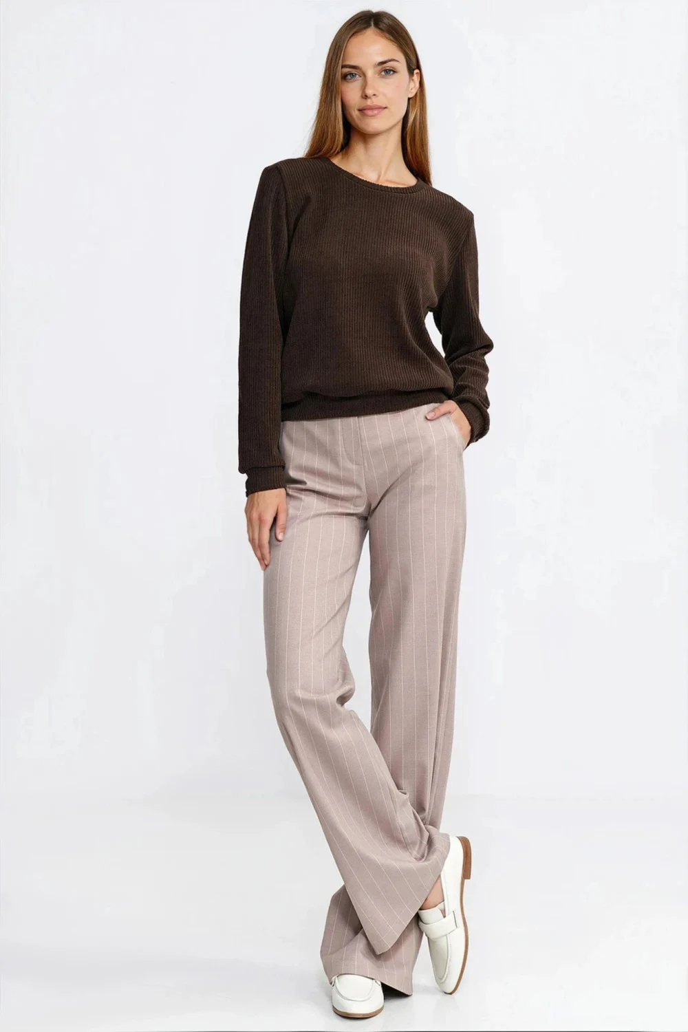 Sweatshirt brun – Image 2