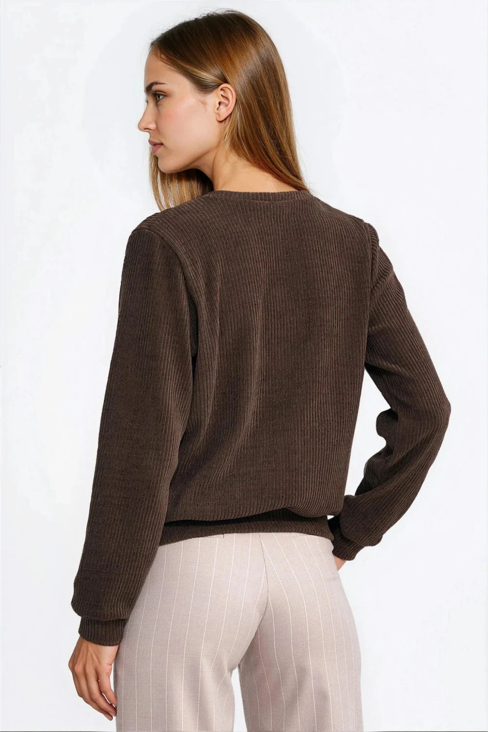 Sweatshirt brun – Image 3