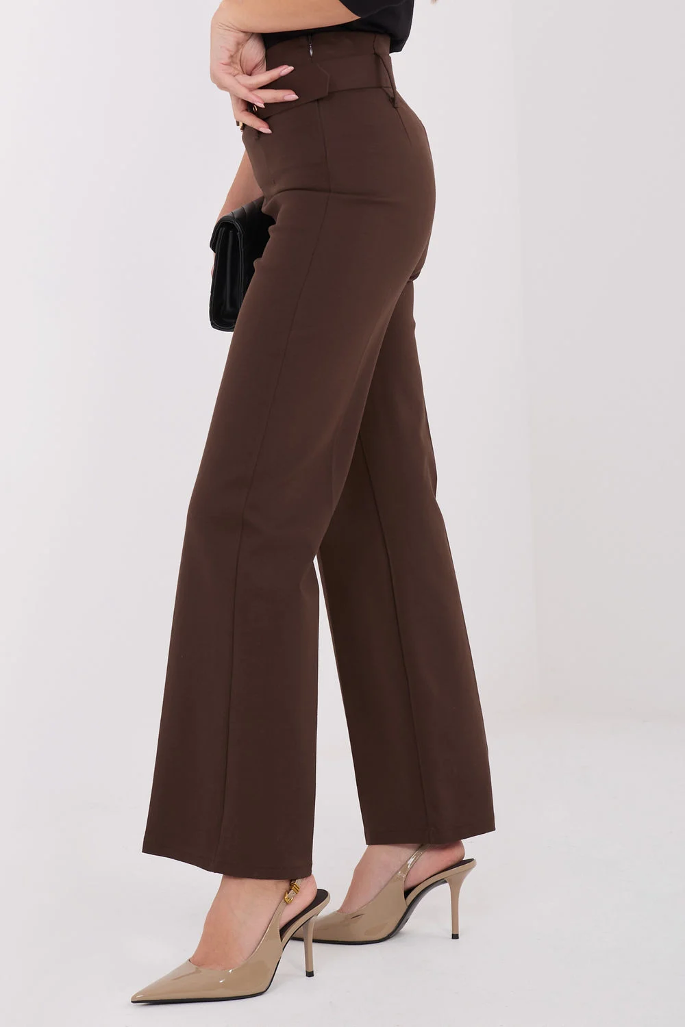 Pantalon femme brun – Image 2