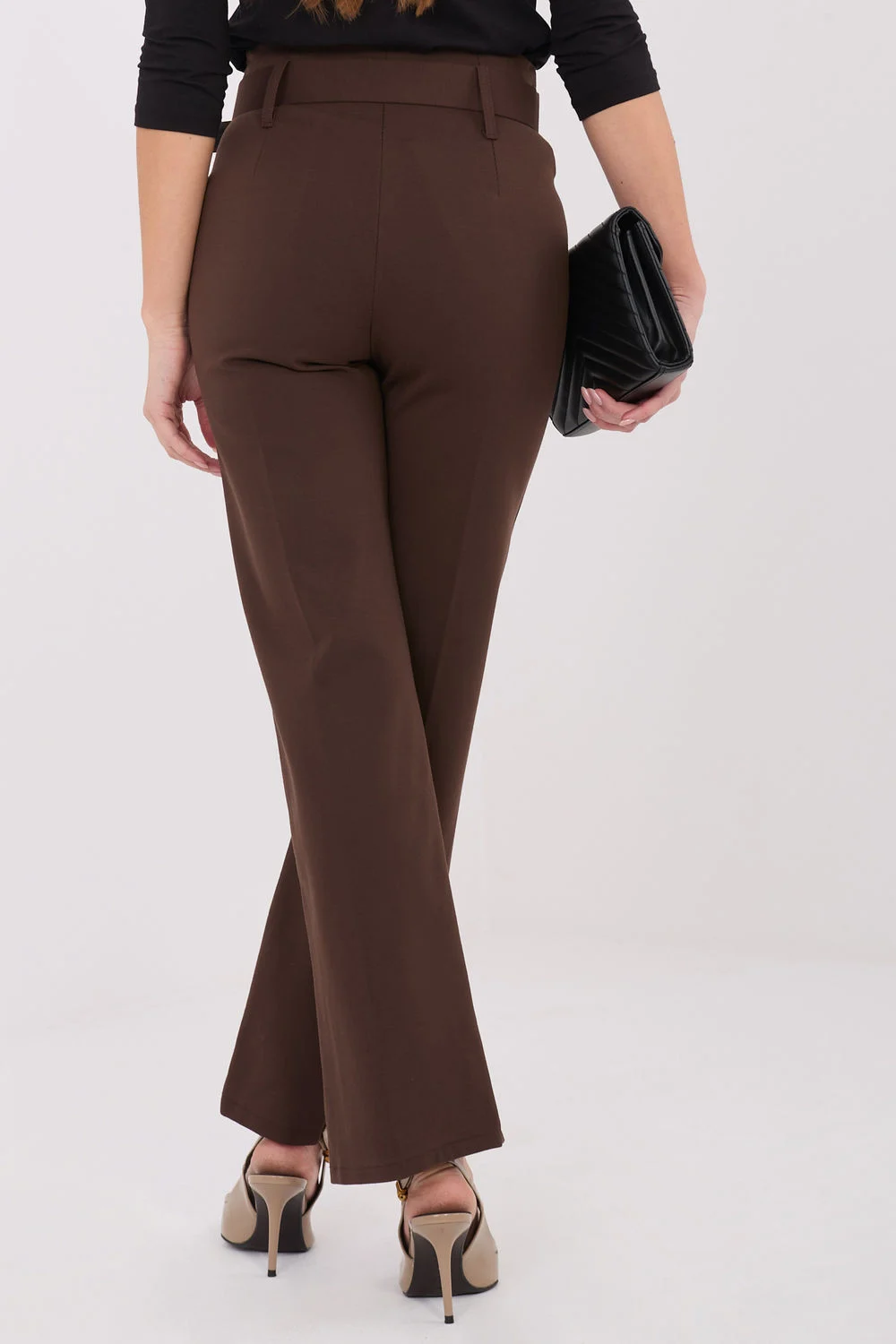 Pantalon femme brun – Image 3