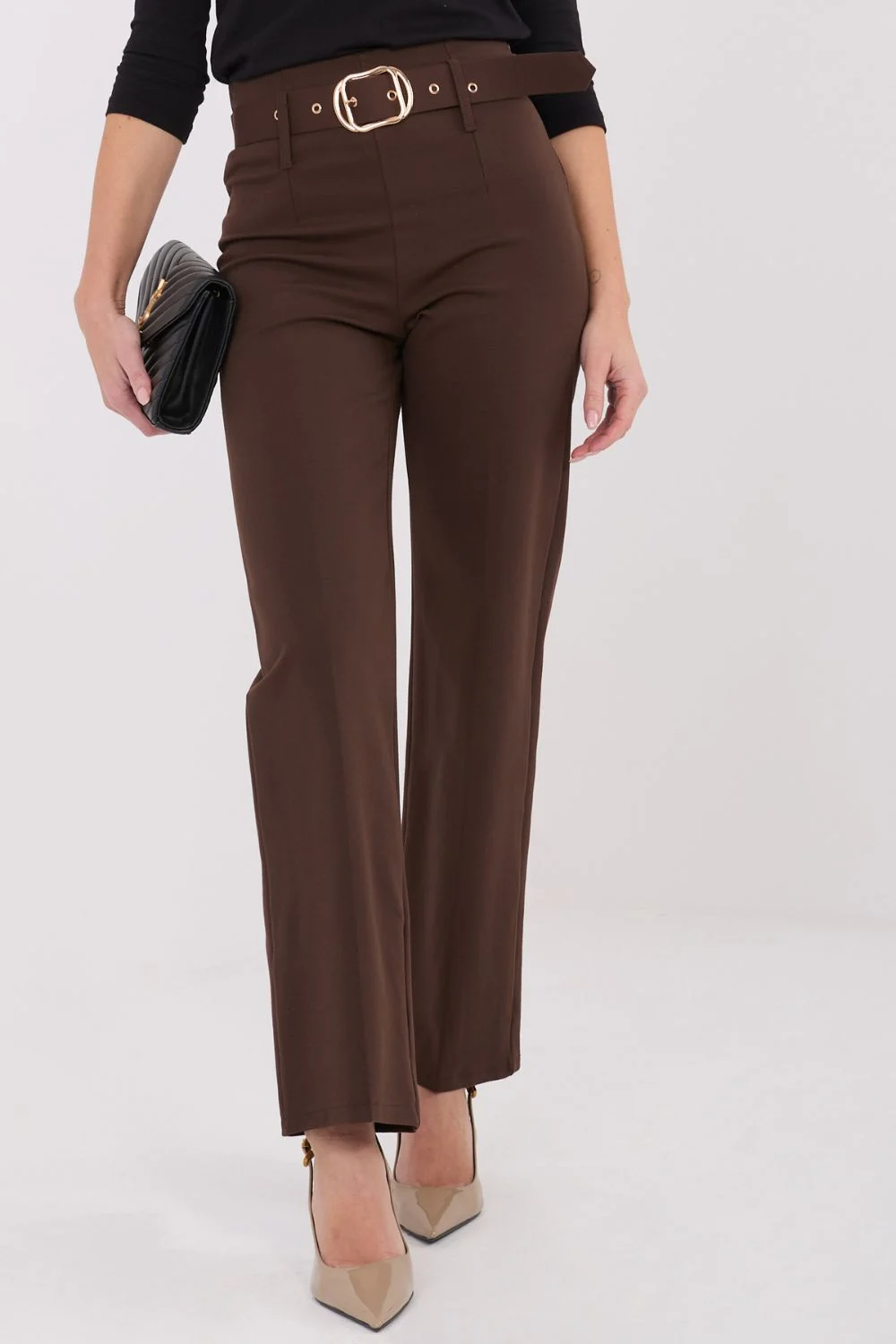 Pantalon femme brun – Image 4