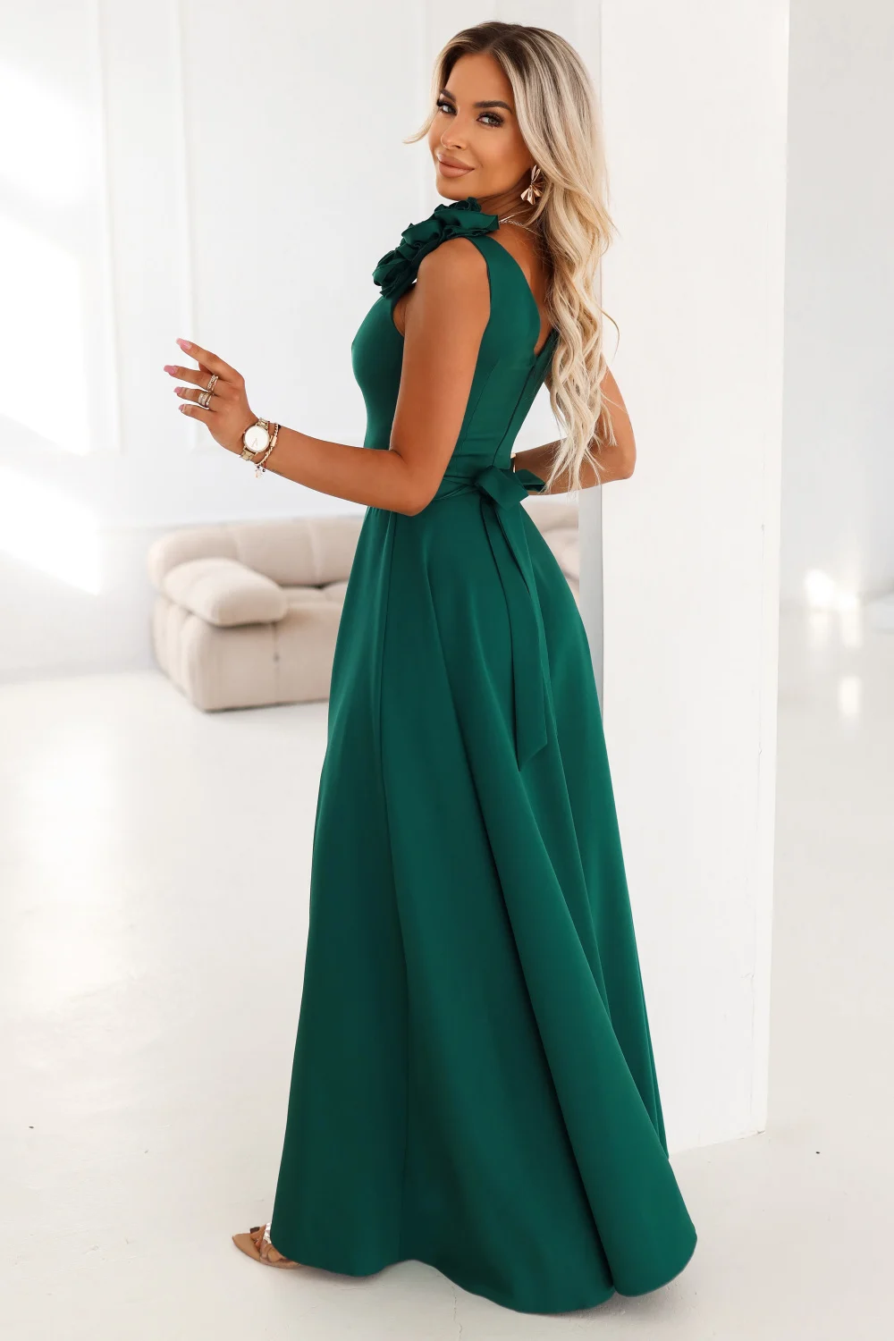 Robe longue verte – Image 2