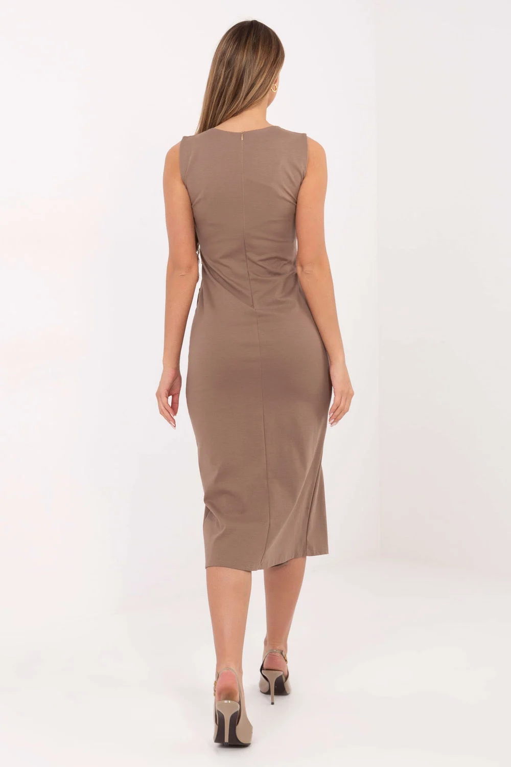 Robe de jour beige – Image 3