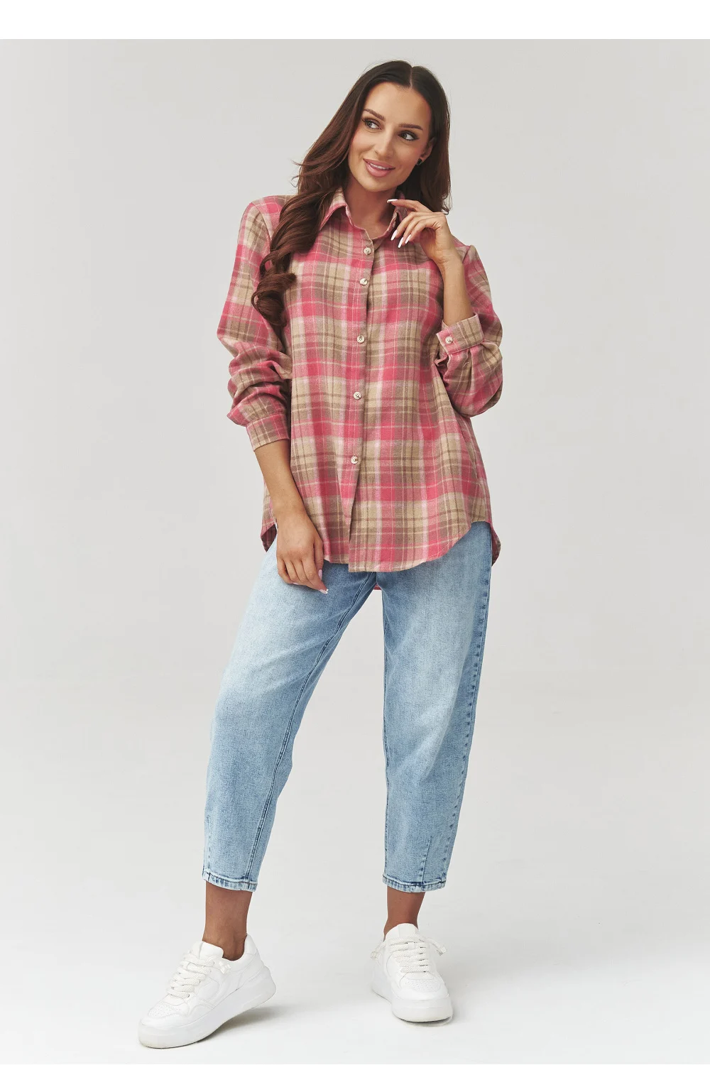 Chemise manche longue multicouleur – Image 2