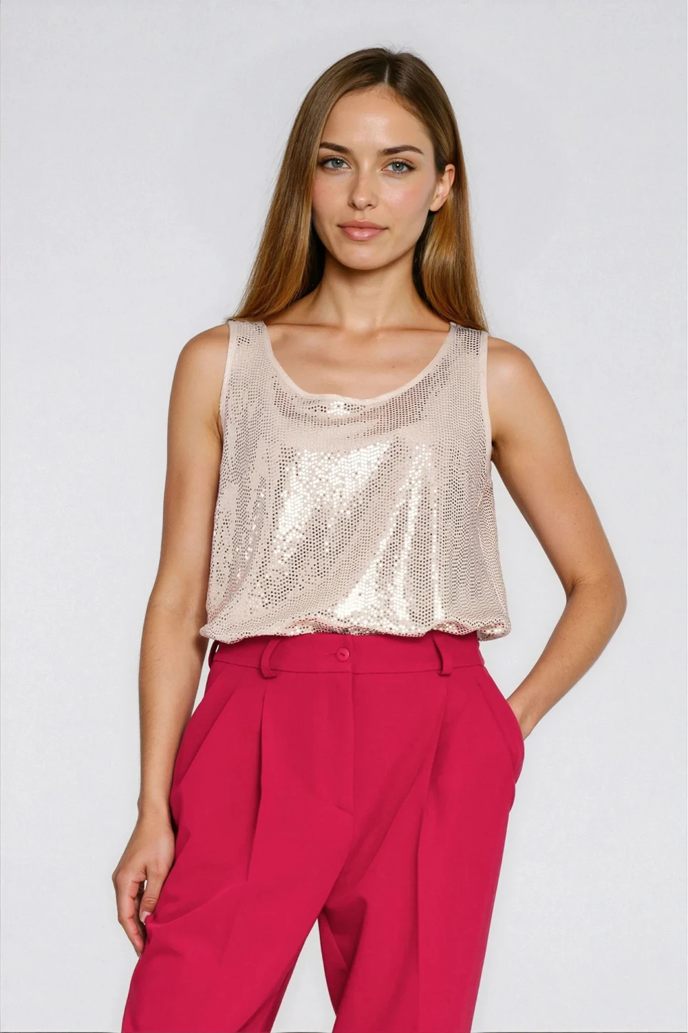 Chemisier beige