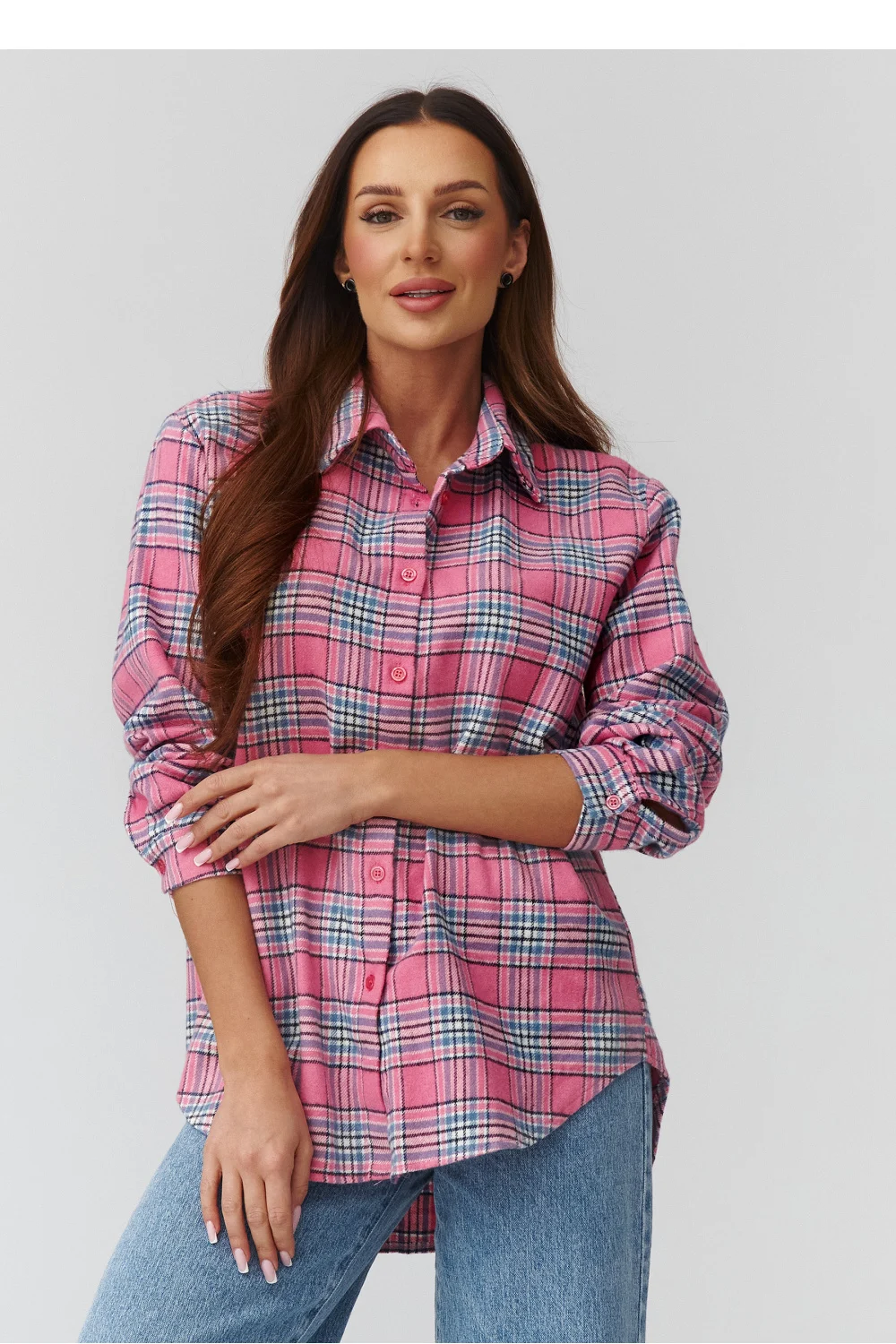Chemise manche longue multicouleur