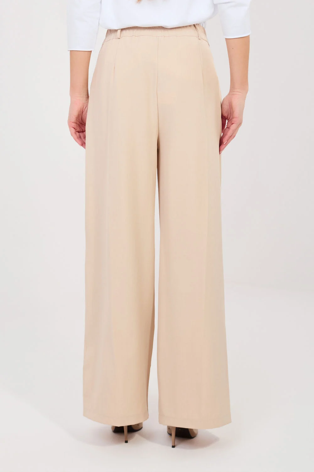 Pantalon femme beige – Image 3