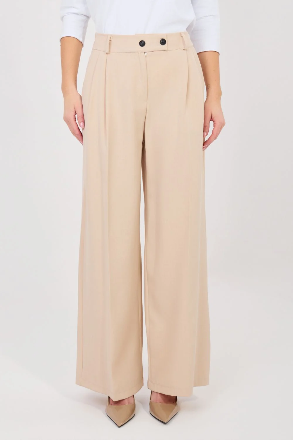 Pantalon femme beige – Image 4