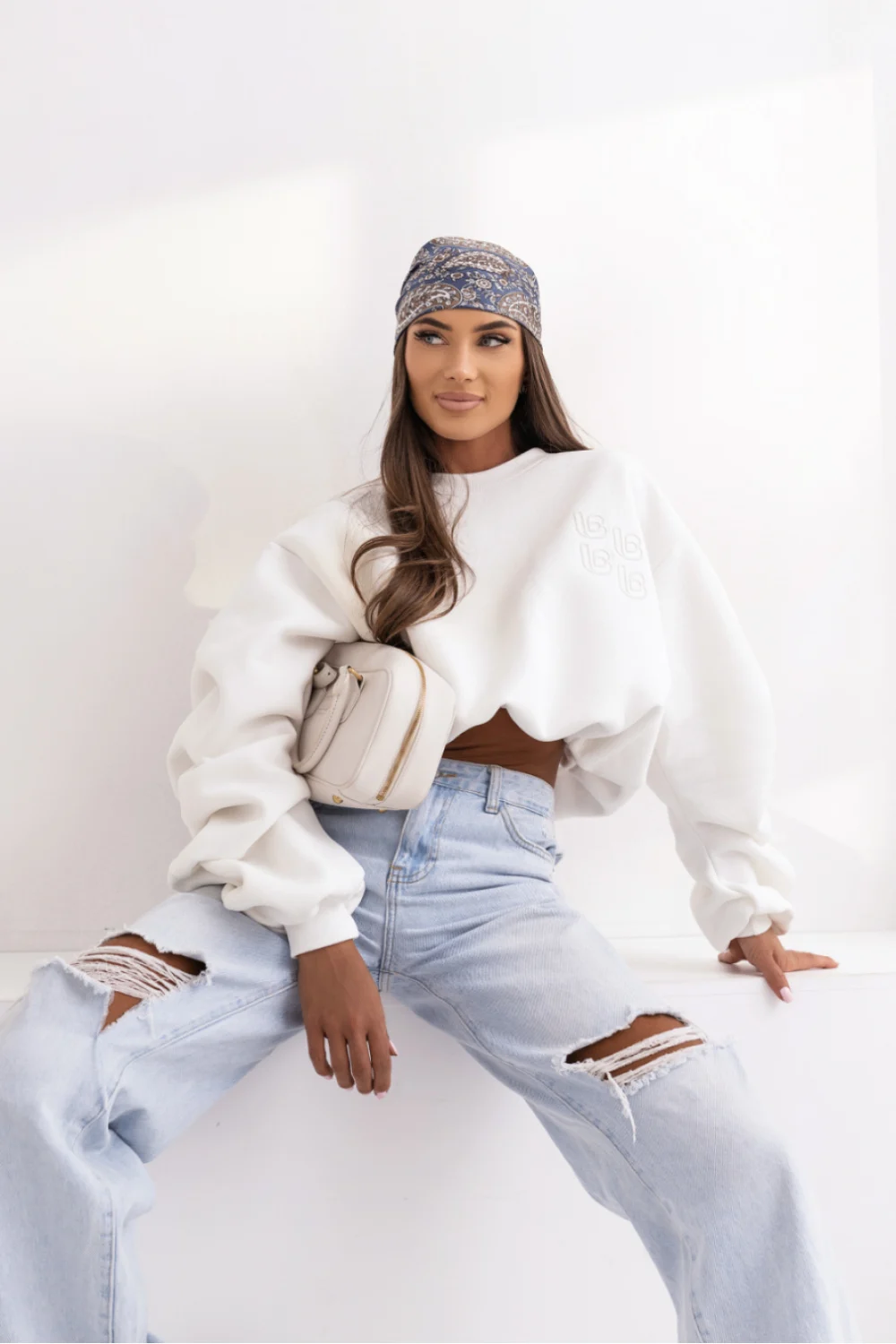 Sweatshirt beige