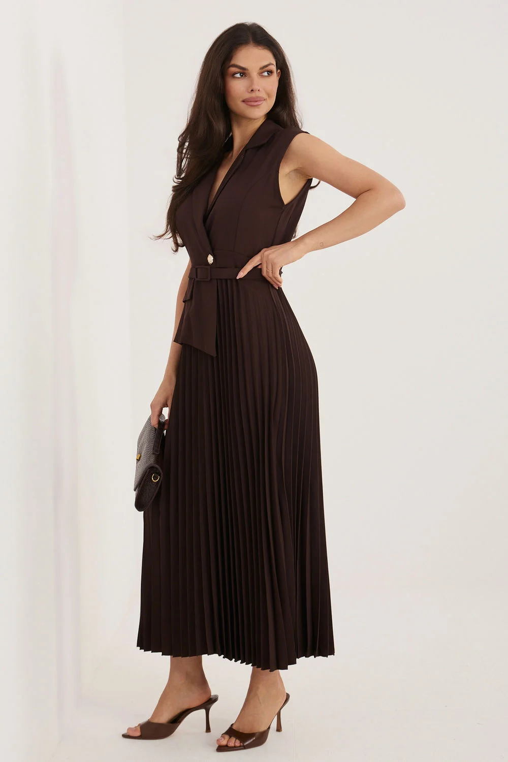 Robe de jour brune – Image 2