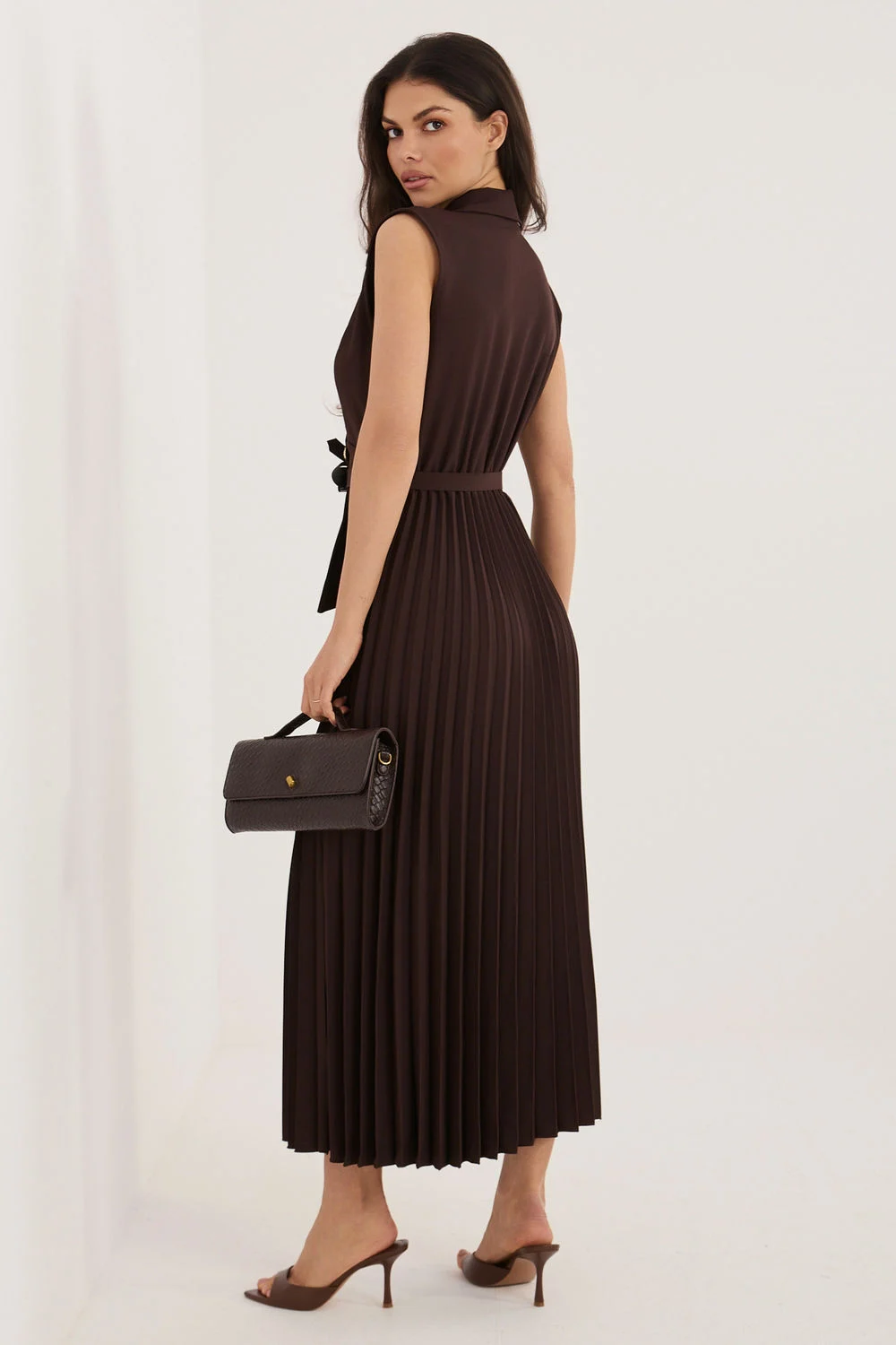 Robe de jour brune – Image 3