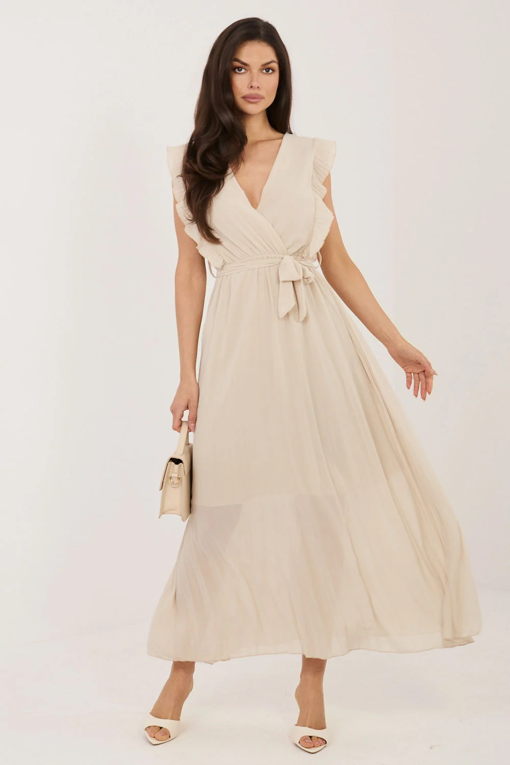 Robe de jour beige
