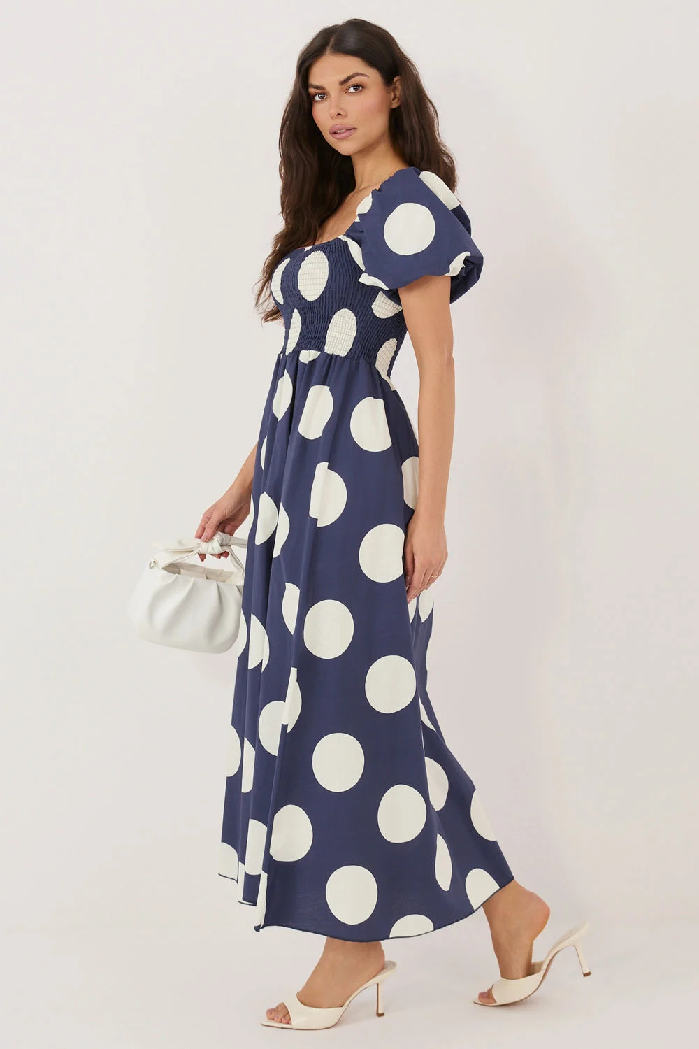 Robe de jour bleue marine – Image 2