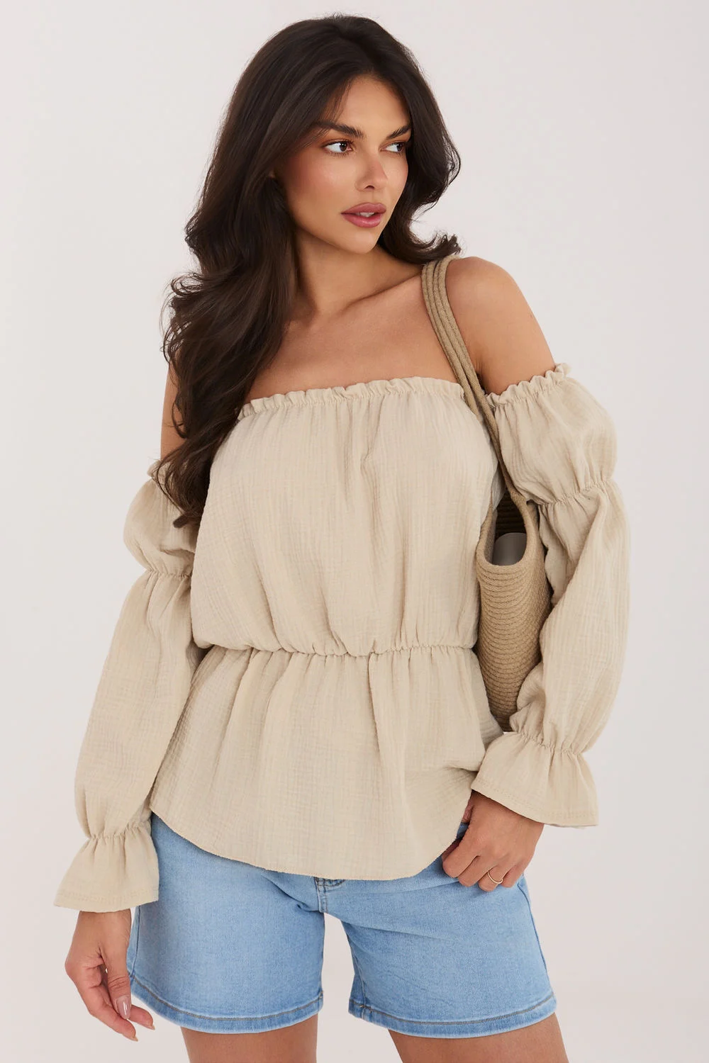 Chemisier beige