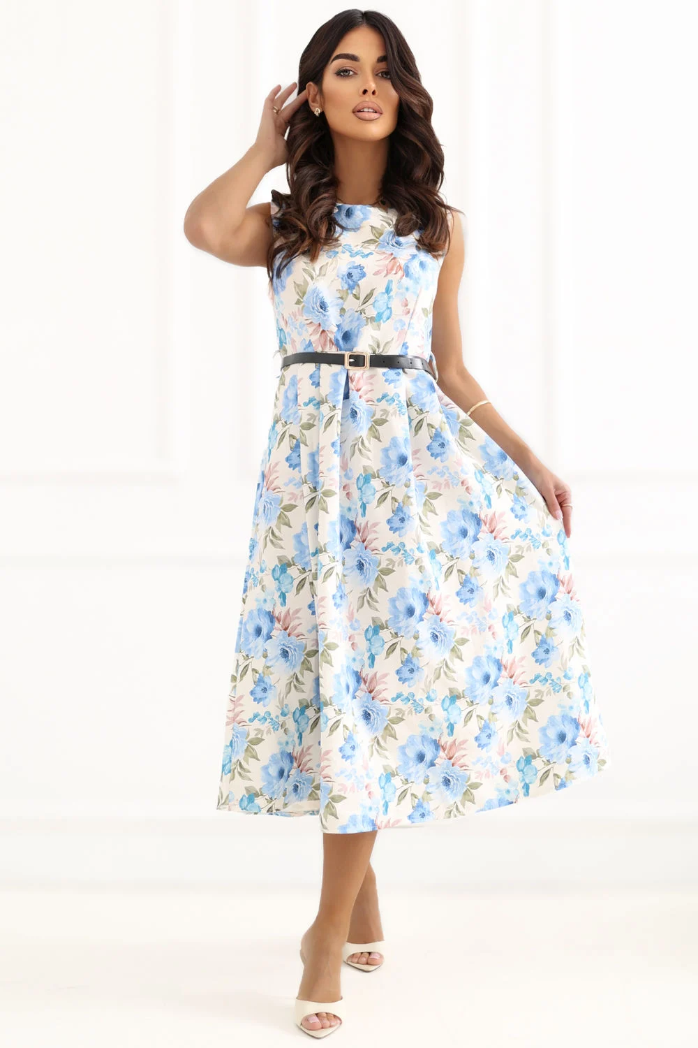 Robe de jour bleue