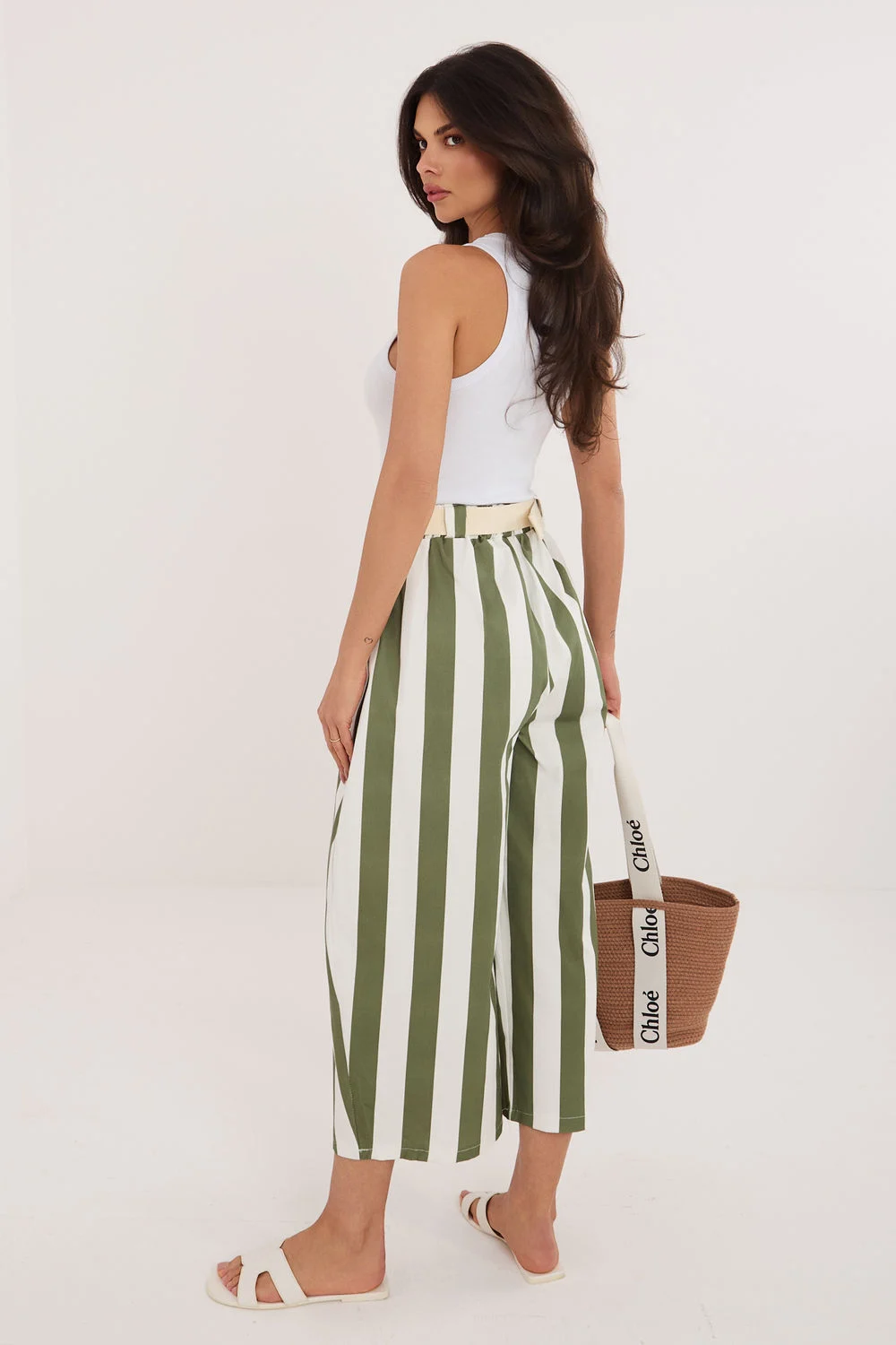Pantalon femme vert – Image 3