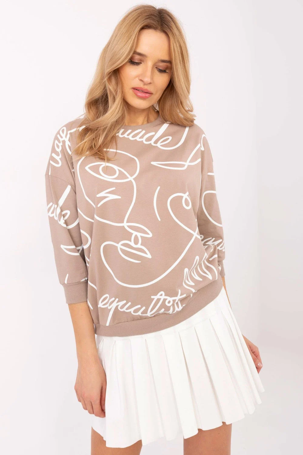 Chemisier beige