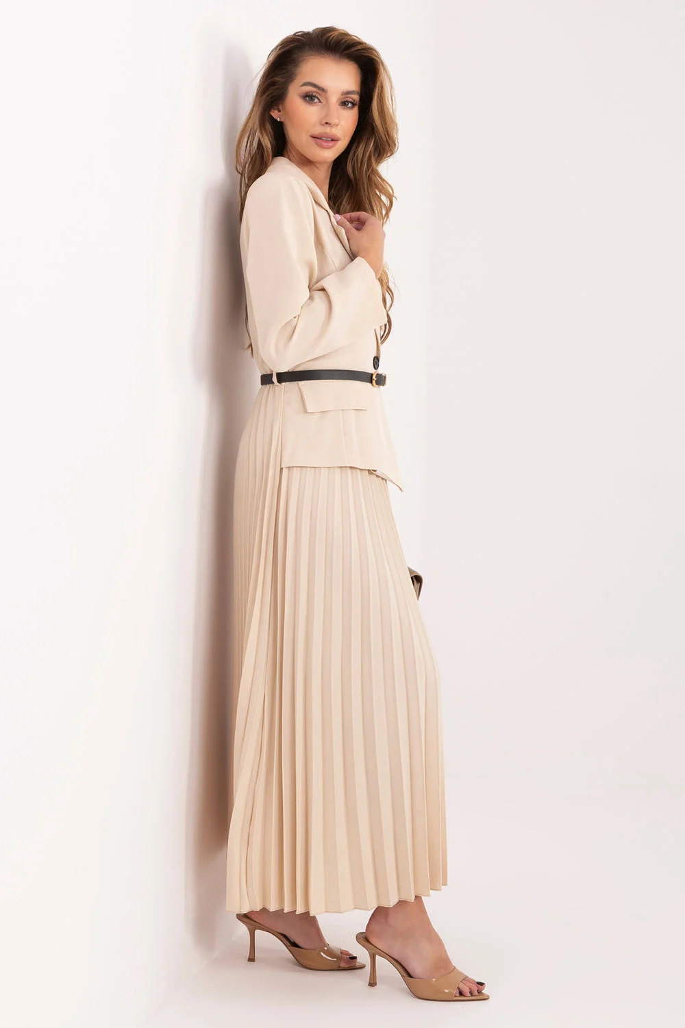 Robe de jour beige – Image 2