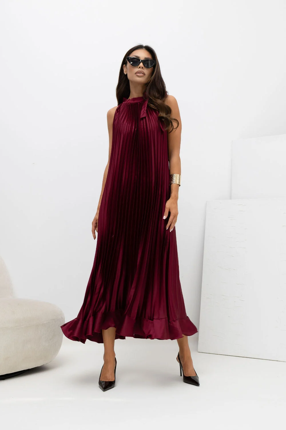 Robe de cocktail rouge