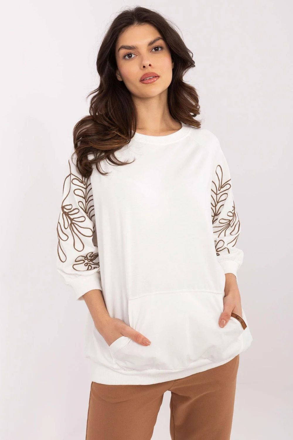 Sweatshirt beige