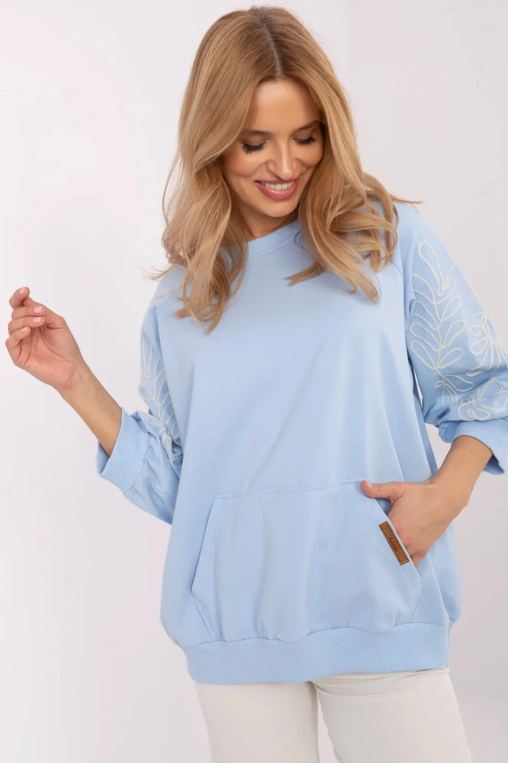 Sweatshirt bleu