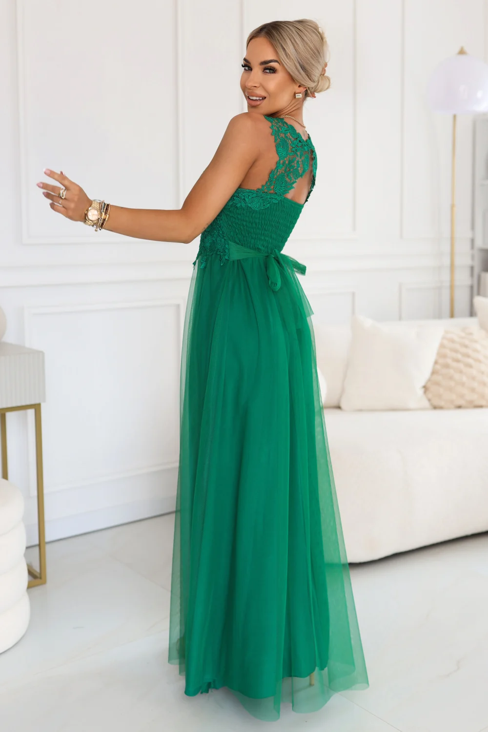 Robe longue verte – Image 2
