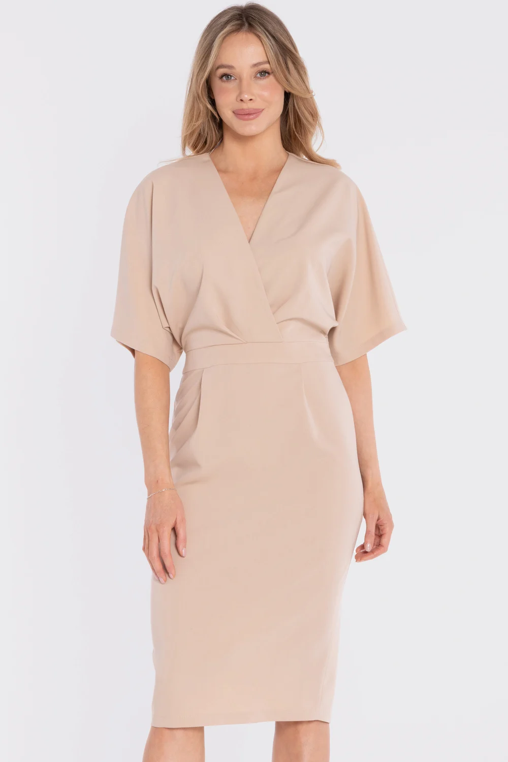 Robe de jour beige