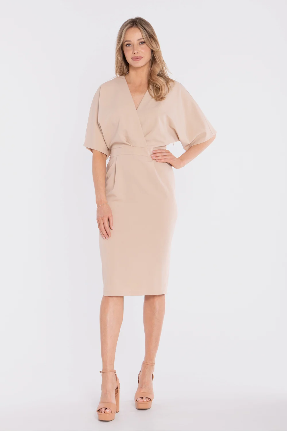 Robe de jour beige – Image 2