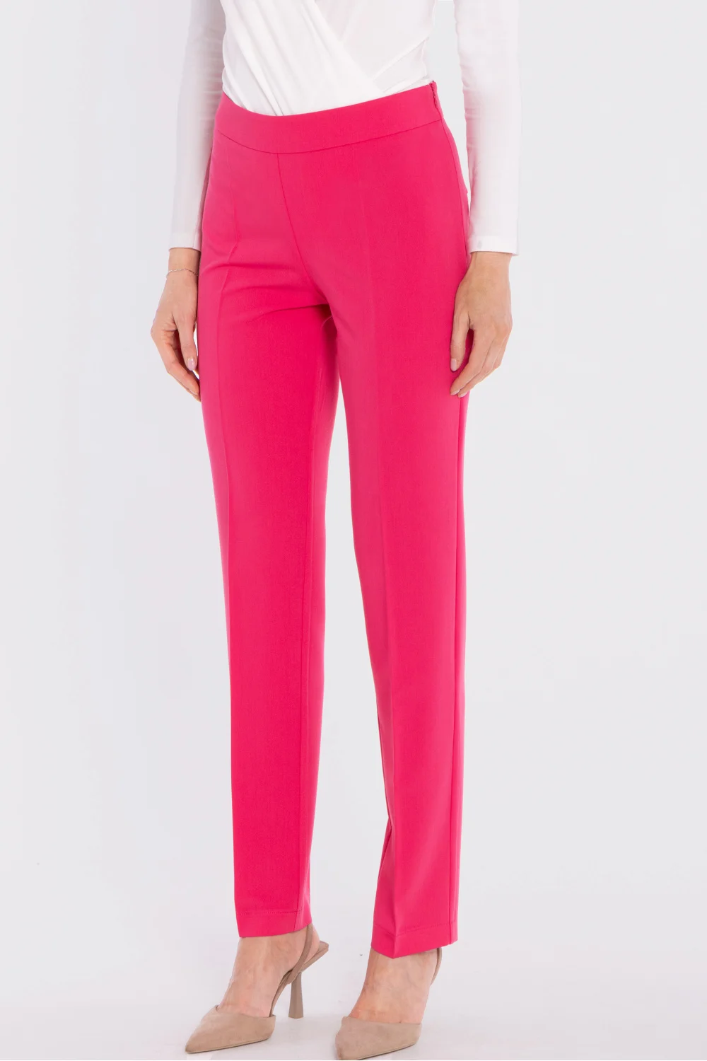 Pantalon femme rose
