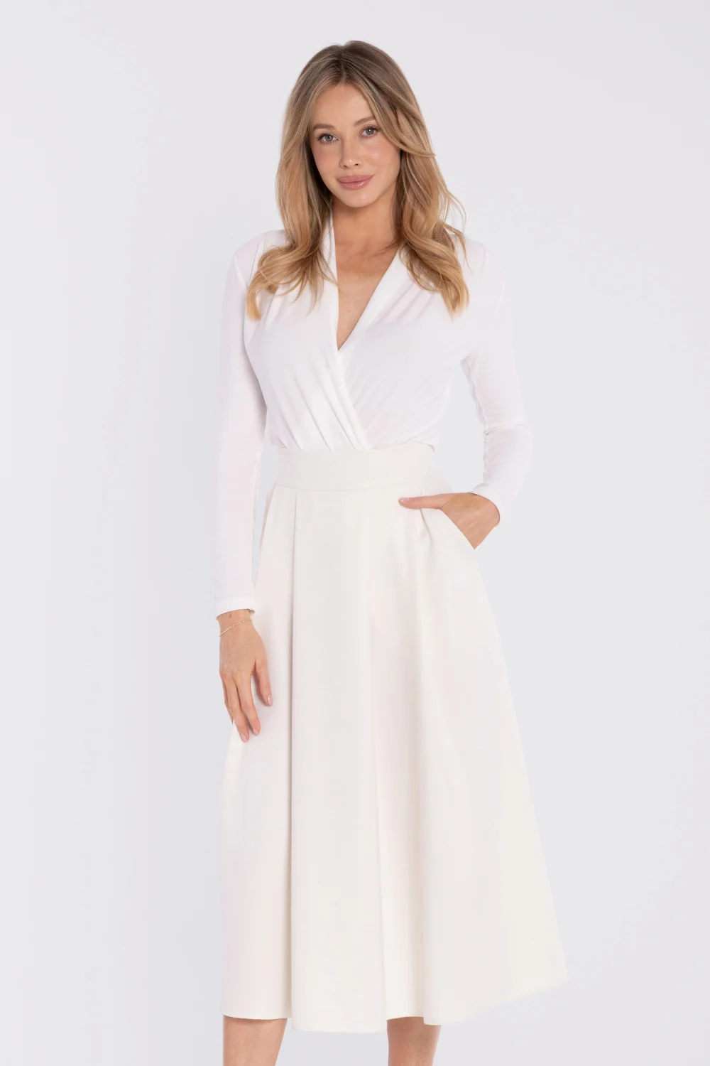 Jupe beige