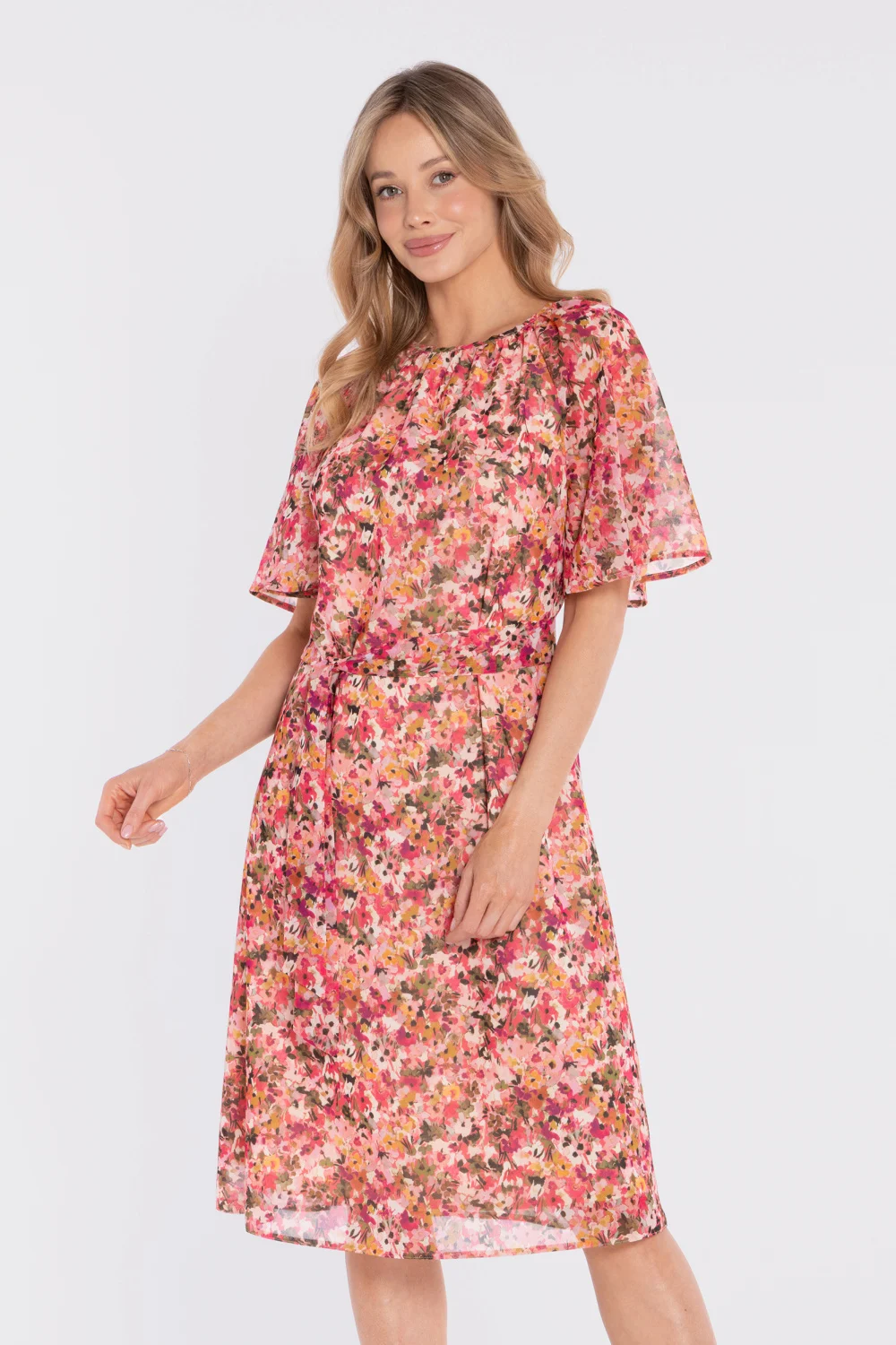 Robe de jour multicouleur