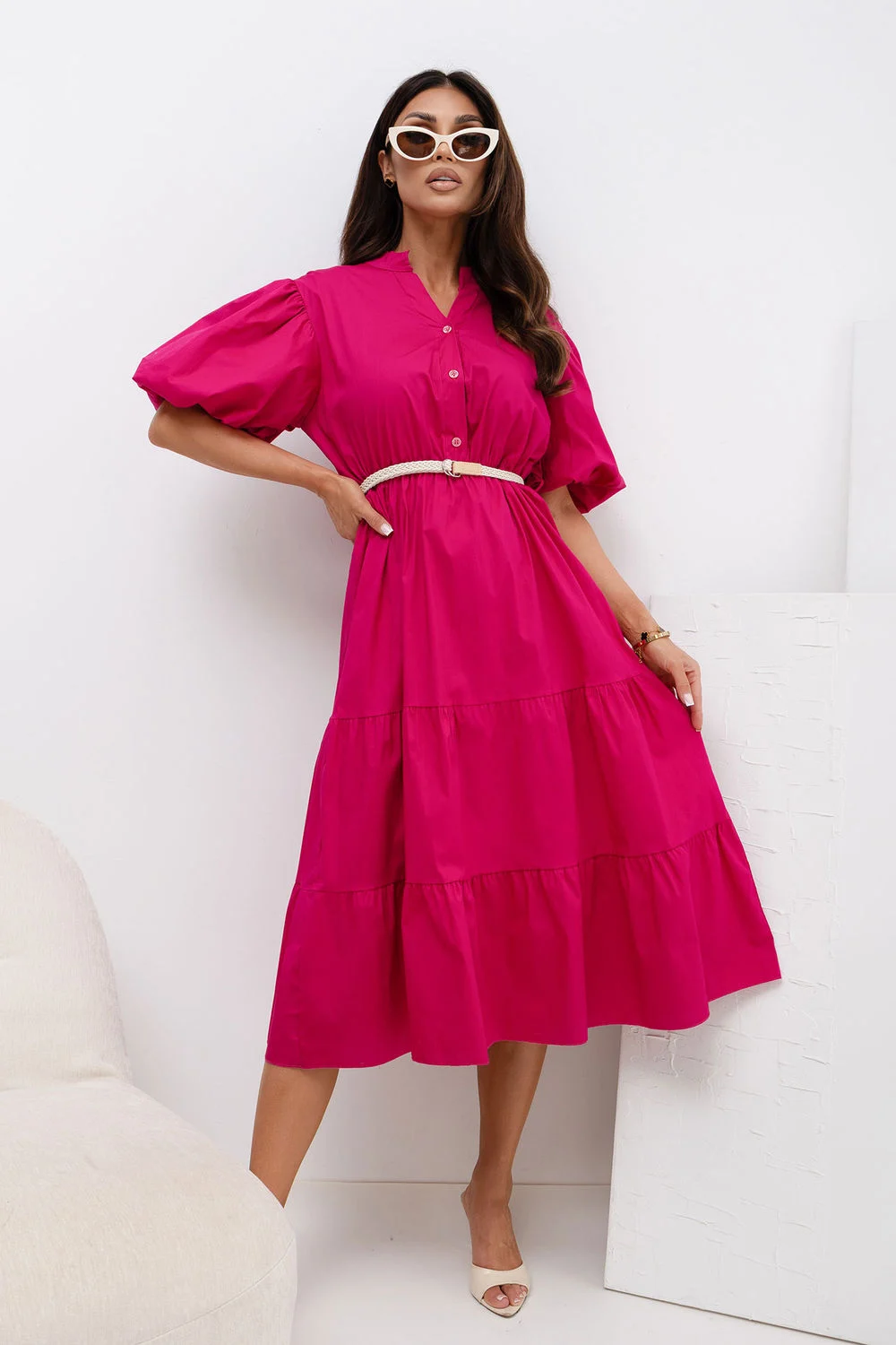 Robe de jour rose