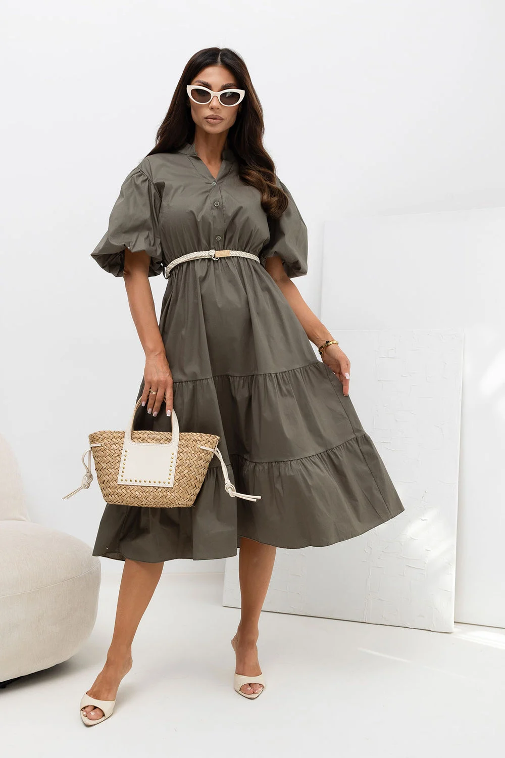 Robe de jour verte – Image 2