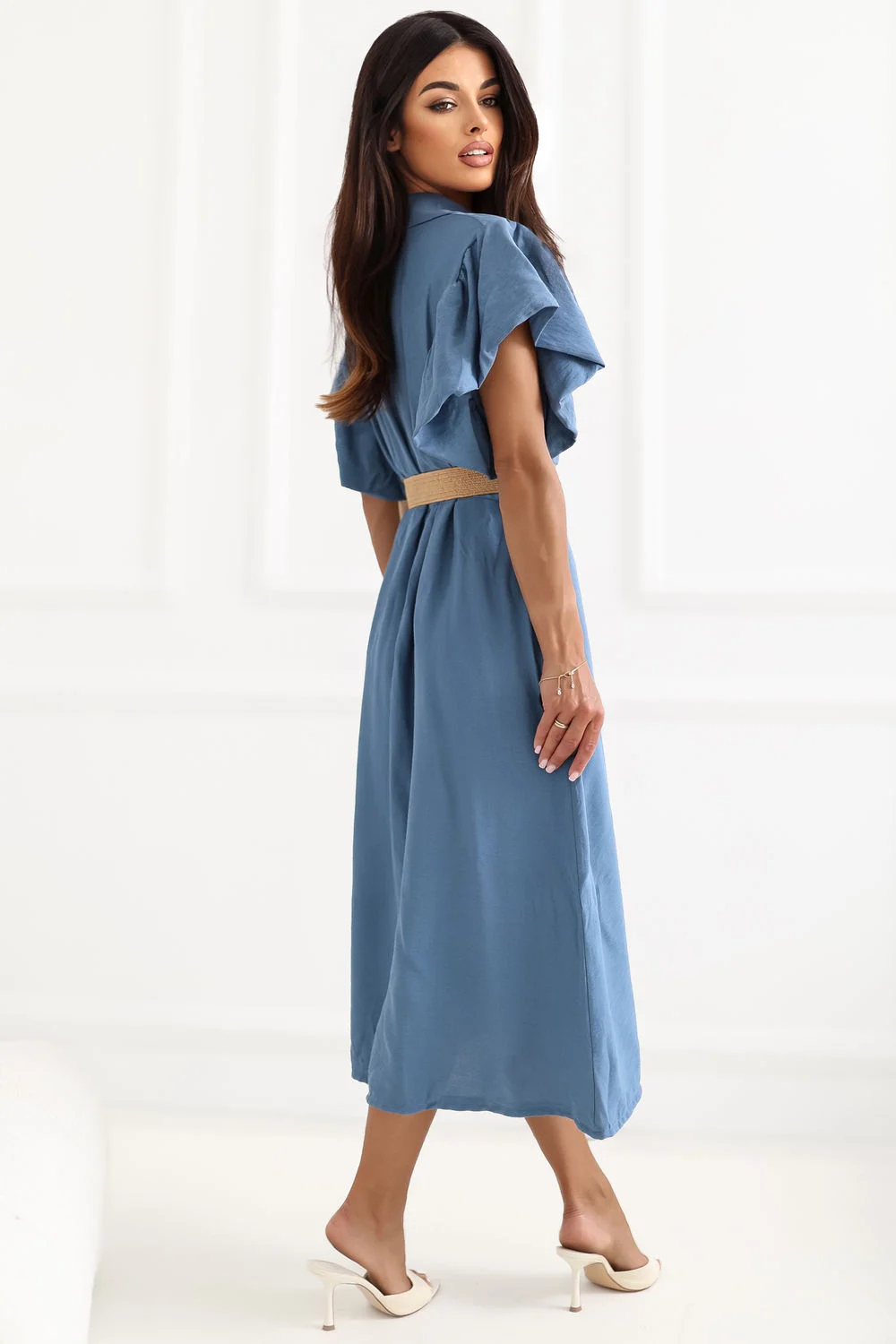 Robe de jour bleue – Image 3