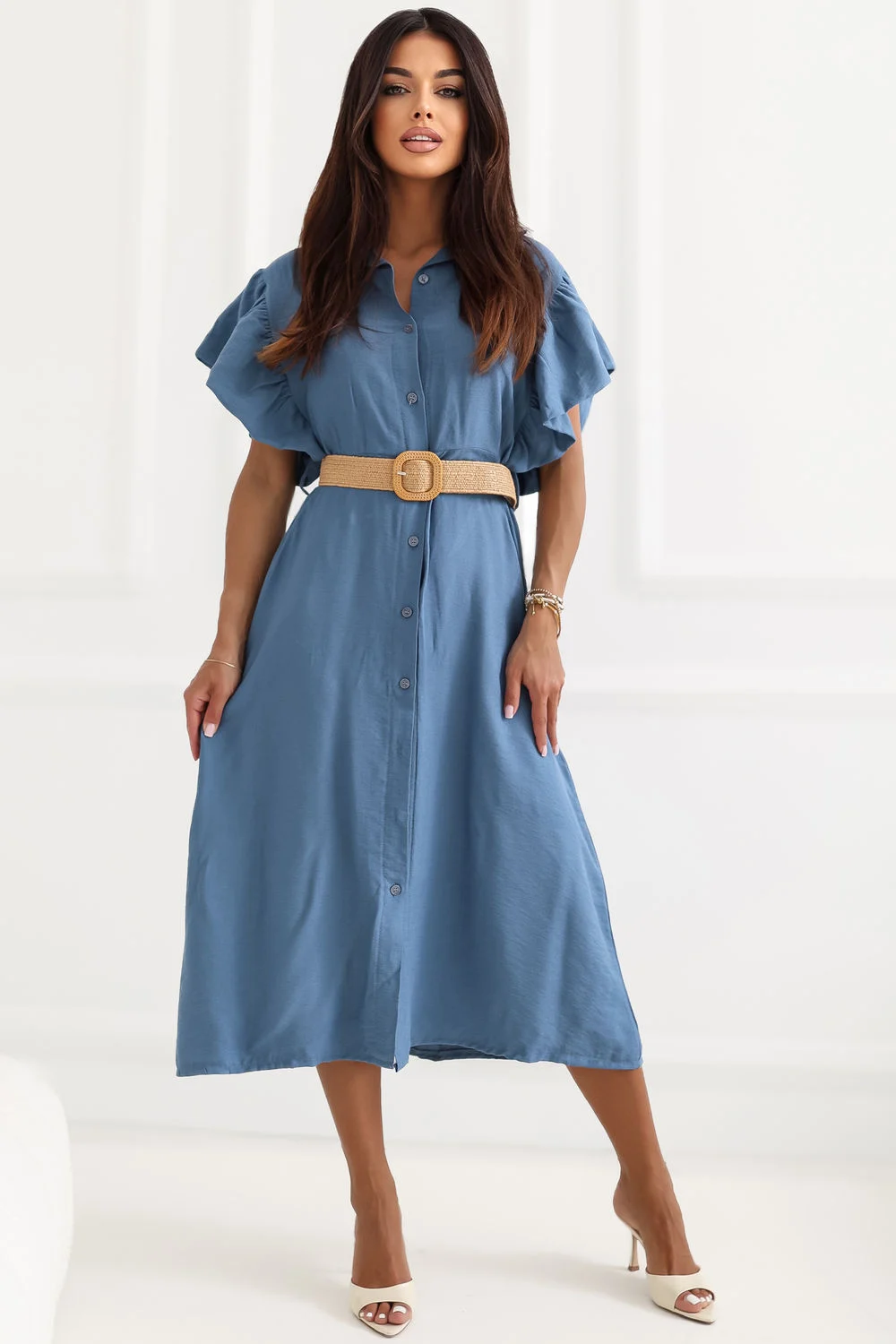 Robe de jour bleue – Image 4