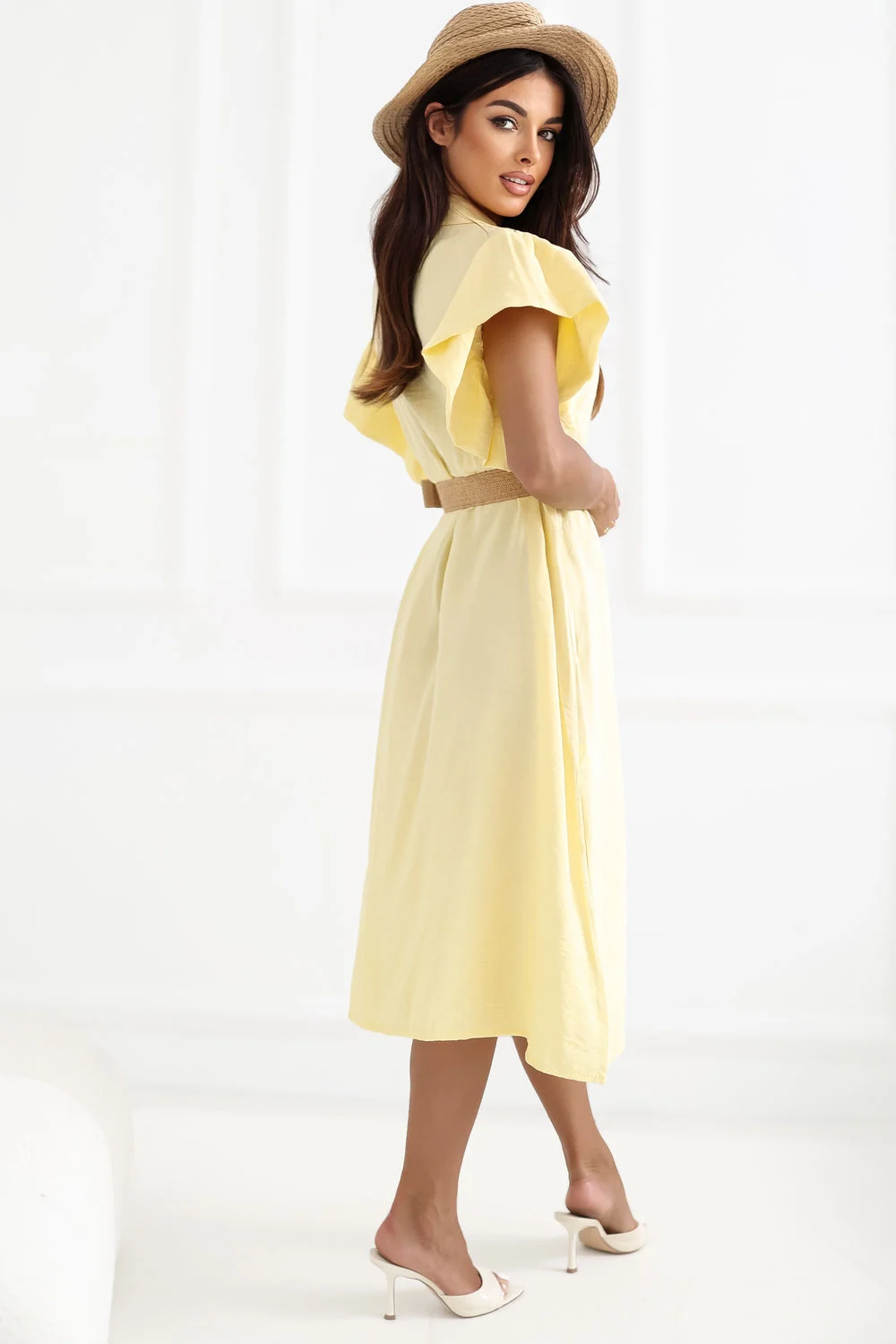 Robe de jour jaune – Image 3