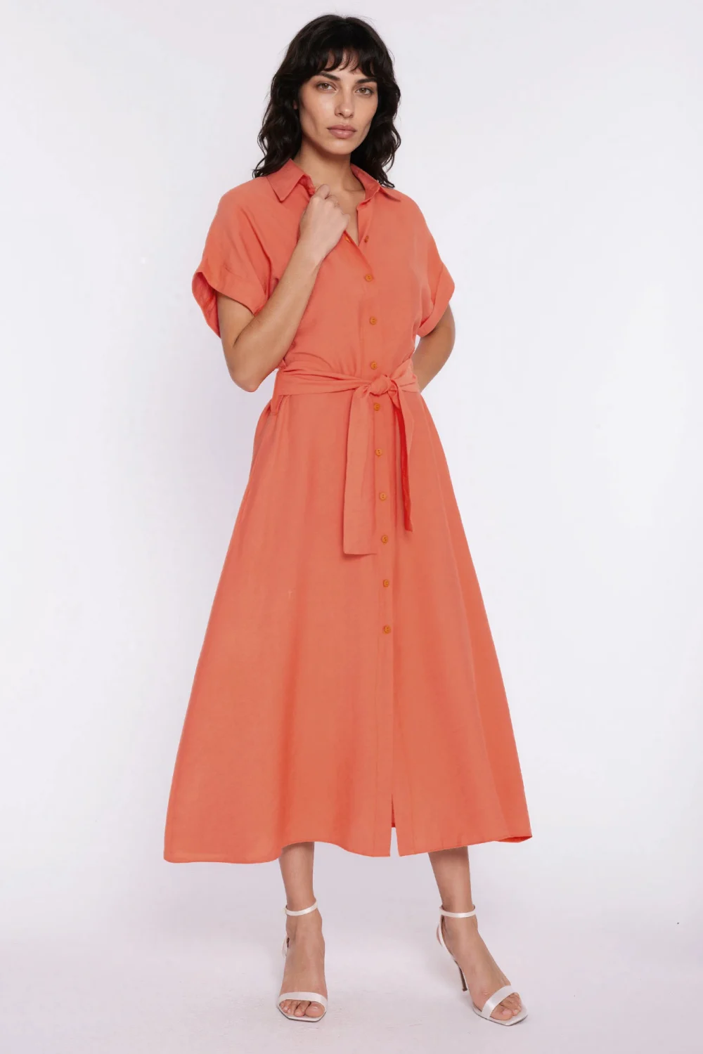 Robe de jour orange